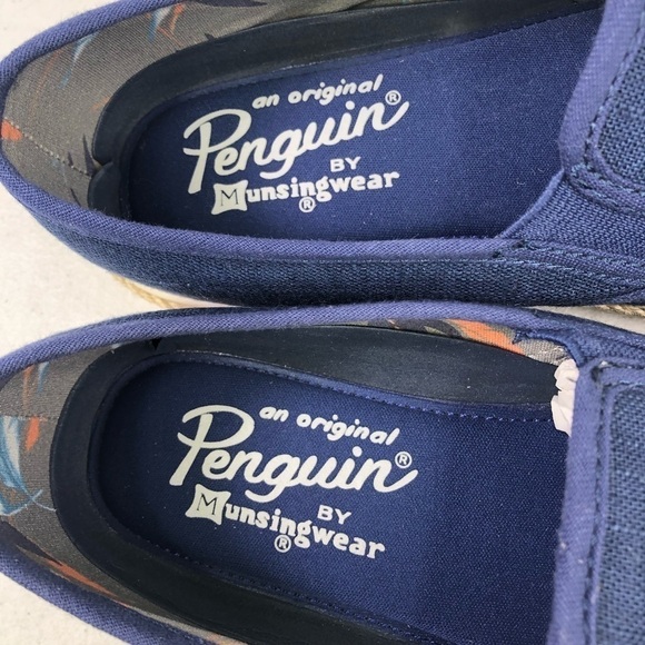 ORIGINAL Penguin Rodney Navy Slip On Loafers - Picture 6 of 10